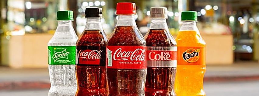 Coca Cola in bottiglia riciclata