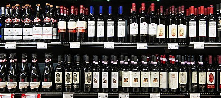 vendite di vino nel canale off-trade 2022