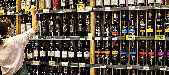 vendite di vino nella GDO 2022