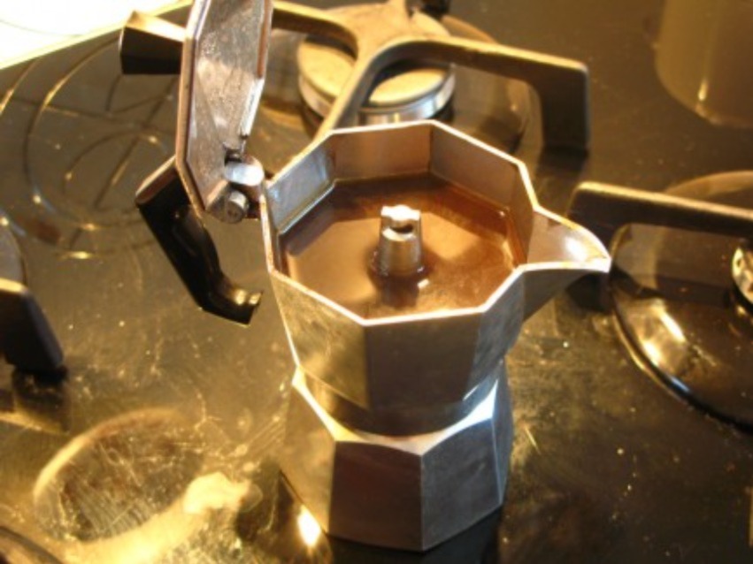 marco bazzara caffè con la moka