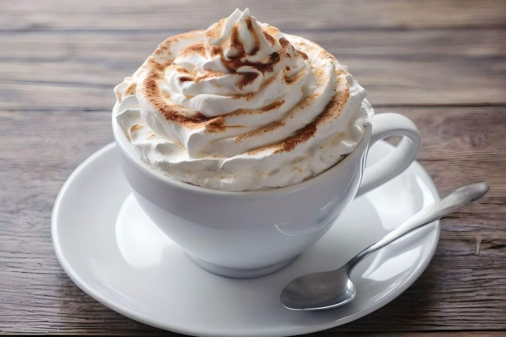 caffè con panna piacere